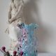 Blue Clichy glasswork vase