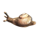 Escargot en argent massif