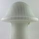 White glass Peill and Putzler mushroom table lamp XL