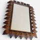 Spanish Mid-Century Wrought Iron Mirror with Foliage Frame, Circa 1950s