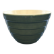 Olive green salad bowl