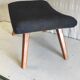 Ottoman modernist in solid wood - 1950s/60s