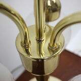 1980s Preciosa Glass Table Lamp, Czechoslovakia