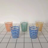 Set of 5 Gondolo glasses, 1960s