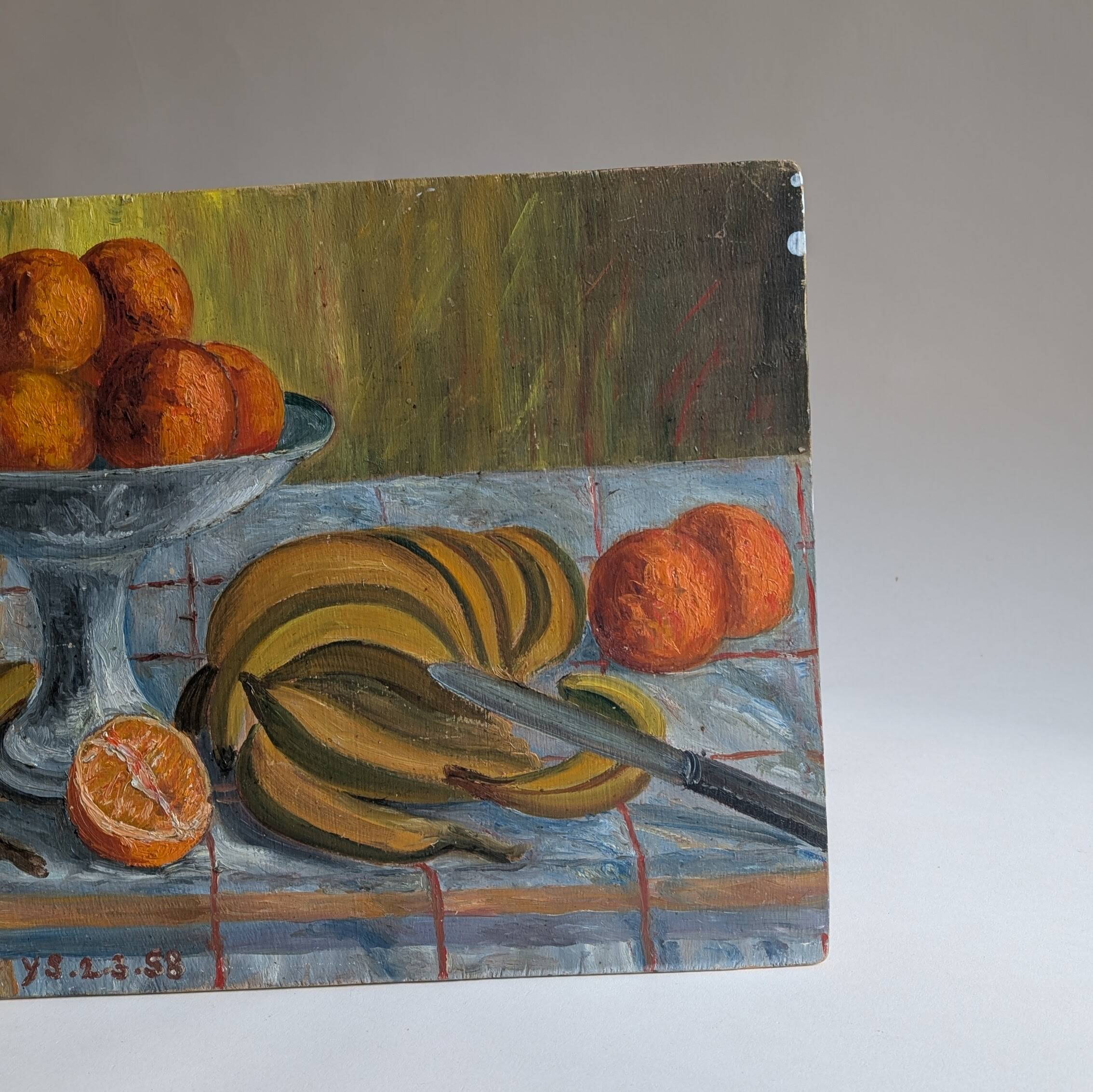 Still life on wood
