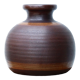 Vase marron grès du Marais années 60