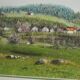 Eliane lienard (xxth century) pastel "landscape of rantechaux in the doubs" signed lower right