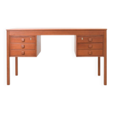 Mid-Century Danish Teak Desk from Domino Møbler, 1960s.