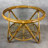Rattan Coffee Table from the 60s