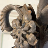 Wrought iron stool, France around 1880