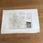 Map engraving Tarn and Garonne