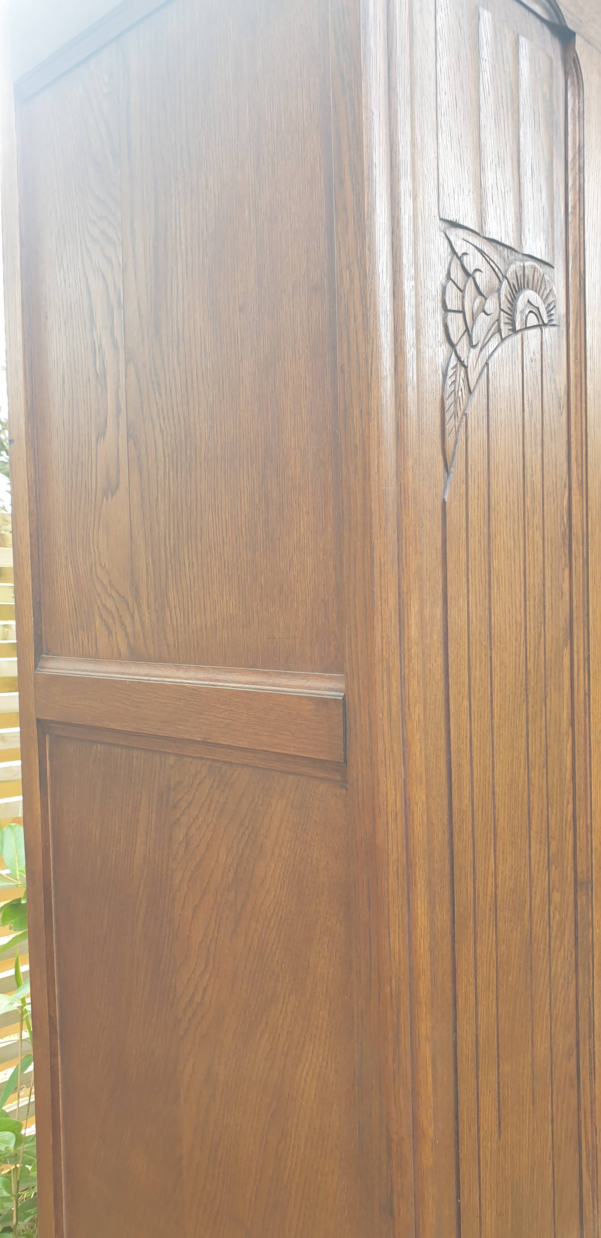 Oak cabinet