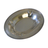 Silver metal silver metal silver bread basket bead.