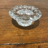 3 crystal candle holders