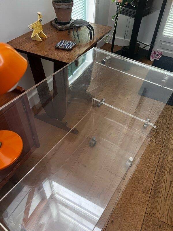 Commode / buffet in Plexiglas H84cm - vintage