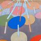 Abstract painting franco balleri 1974 oil on canvas