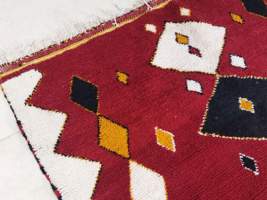 204x176cm moroccan berbere carpet