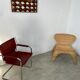 Old teak frame "fish" Scandinavian design of the 60s vintage decoration