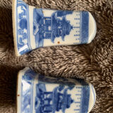 Salière et poivrière motif japonais ancien