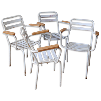 Set of 4 chairs Tolix T2