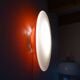 ARTEMIDE 1980 oval design wall light by Patrick Jouin orange/white 1