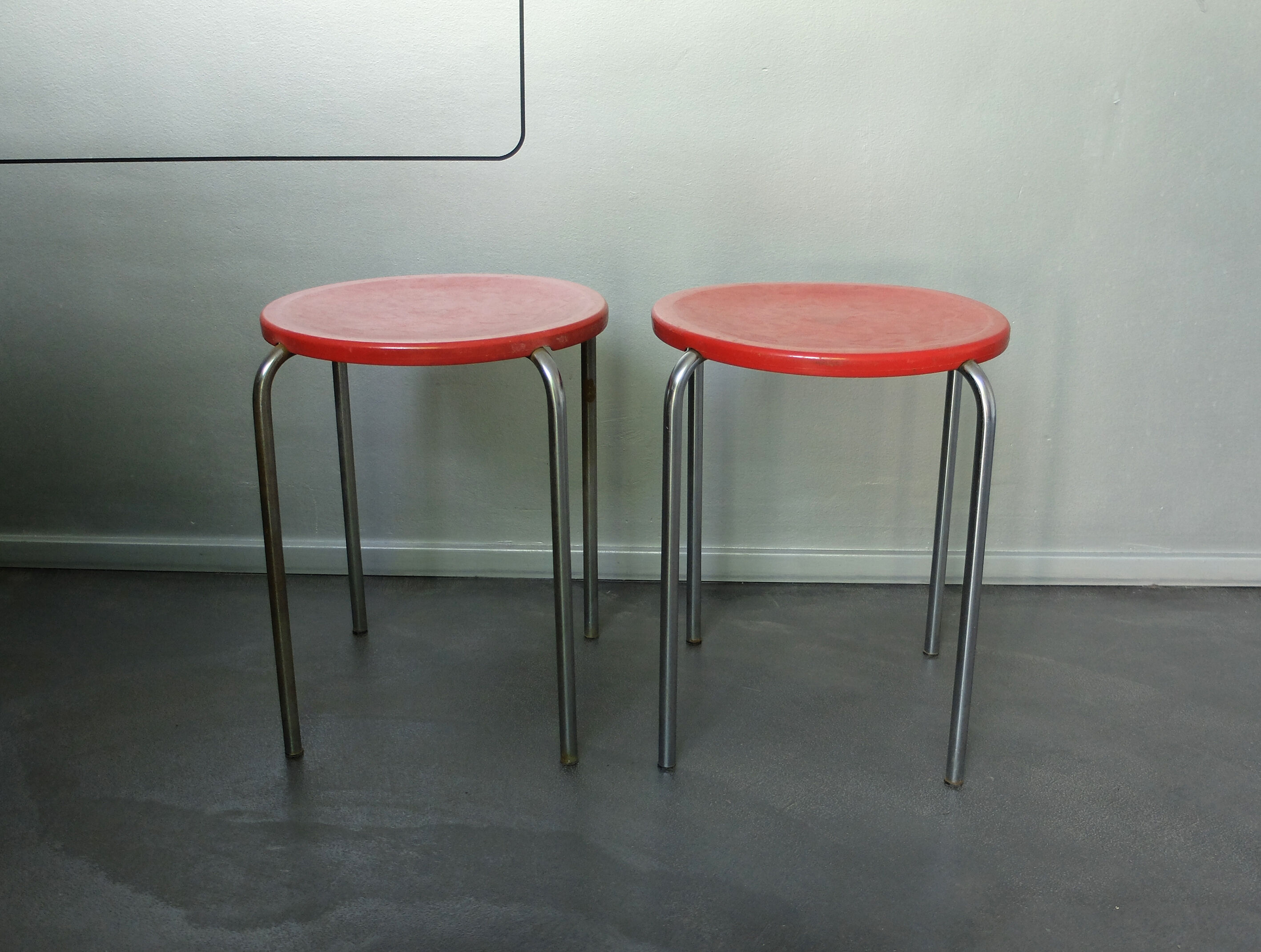 Pair of stools, Pierre Guariche for Meurop 1960s