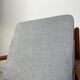 Fauteuil vintage danois en teck des années 50, demi-fauteuil signé Grete Jalk pour France & Daverkosen