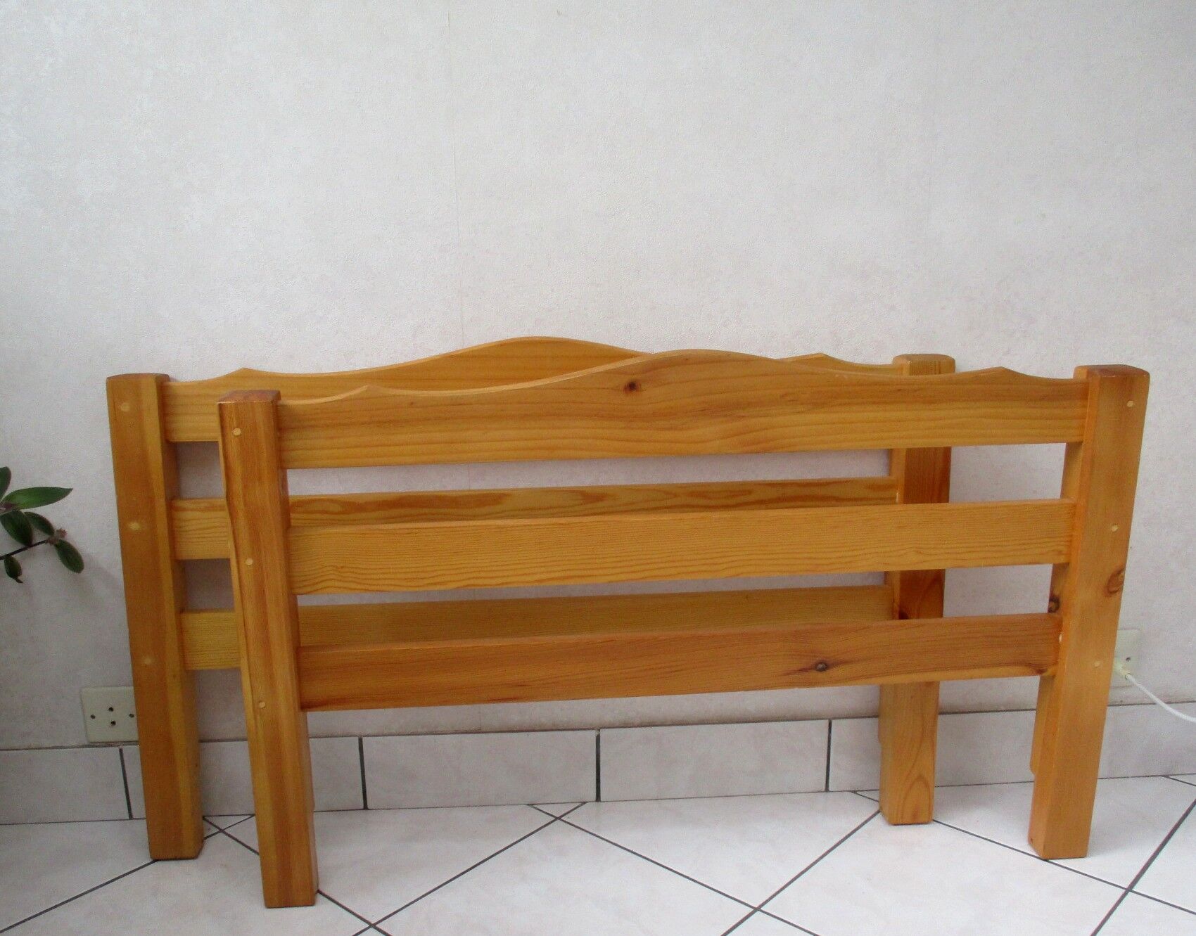 Two pine headboards