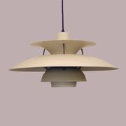 Le véritable produit danois - suspension PH5 - couleur blanche originale - Louis Poulsen