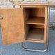 Vintage children's desk and its chair, Hitier spirit, 1950s modernist.