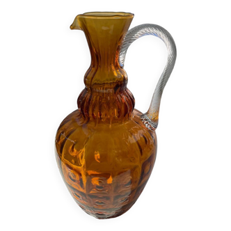 Antique pitcher Lavorato Murano