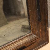 Miroir ancien en bois doré