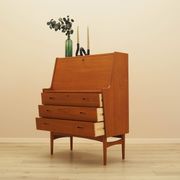 Teak secretary, Danish design, 1960s, Arne Wahl Iversen, Vinde Møbelfabrik
