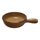 Vintage French glazed earthenware casserole La Bourguignonne