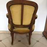 Louis XV mustard style armchair