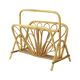 French Rattan Magazine Rack Boho Style Sixties