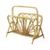 French Rattan Magazine Rack Boho Style Sixties