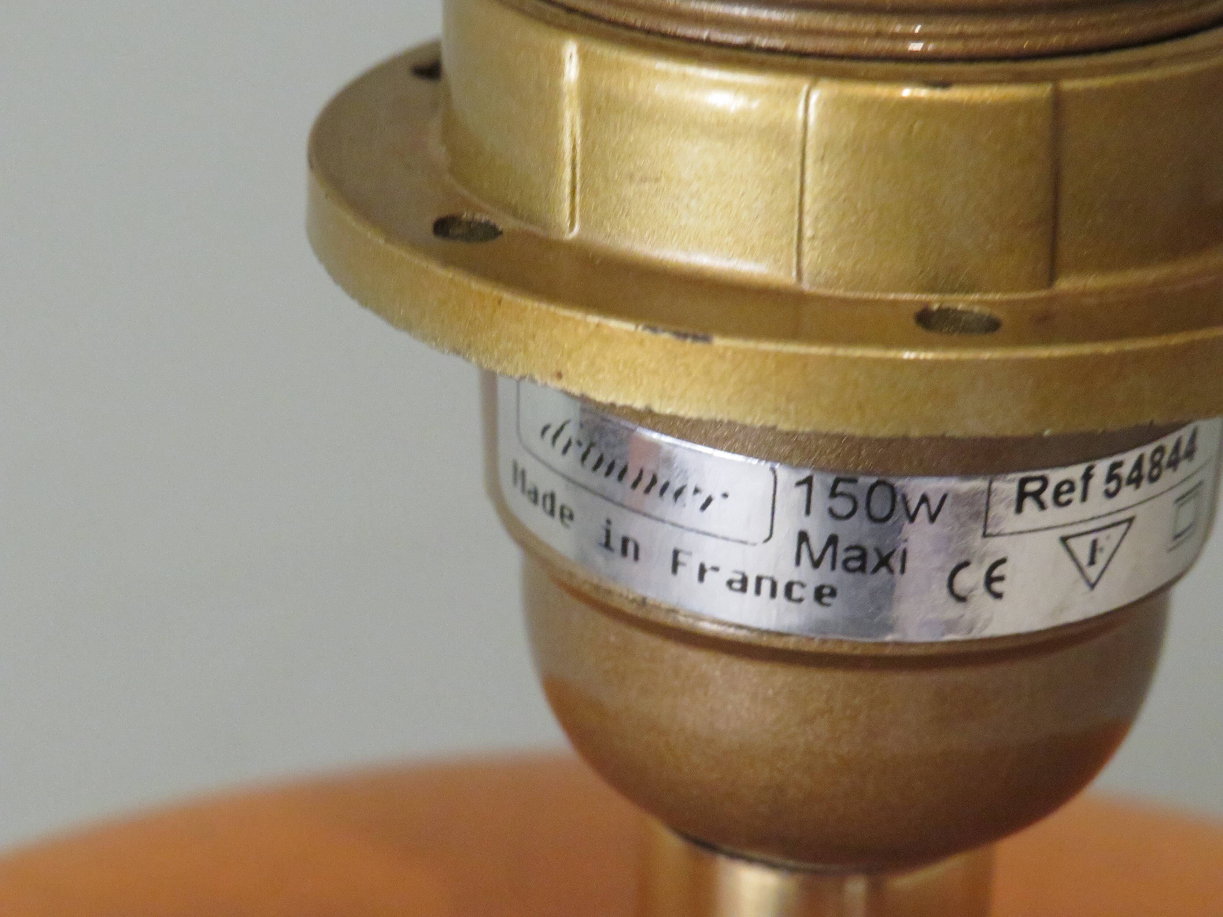 Grande Vintage Louis Drimmer ceramic table lamp, France 1970