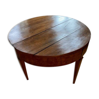 Table demi-lune en bois