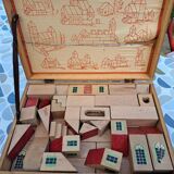 Ancien jeu de construction bois