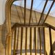 Pair of vintage rattan bamboo armchairs