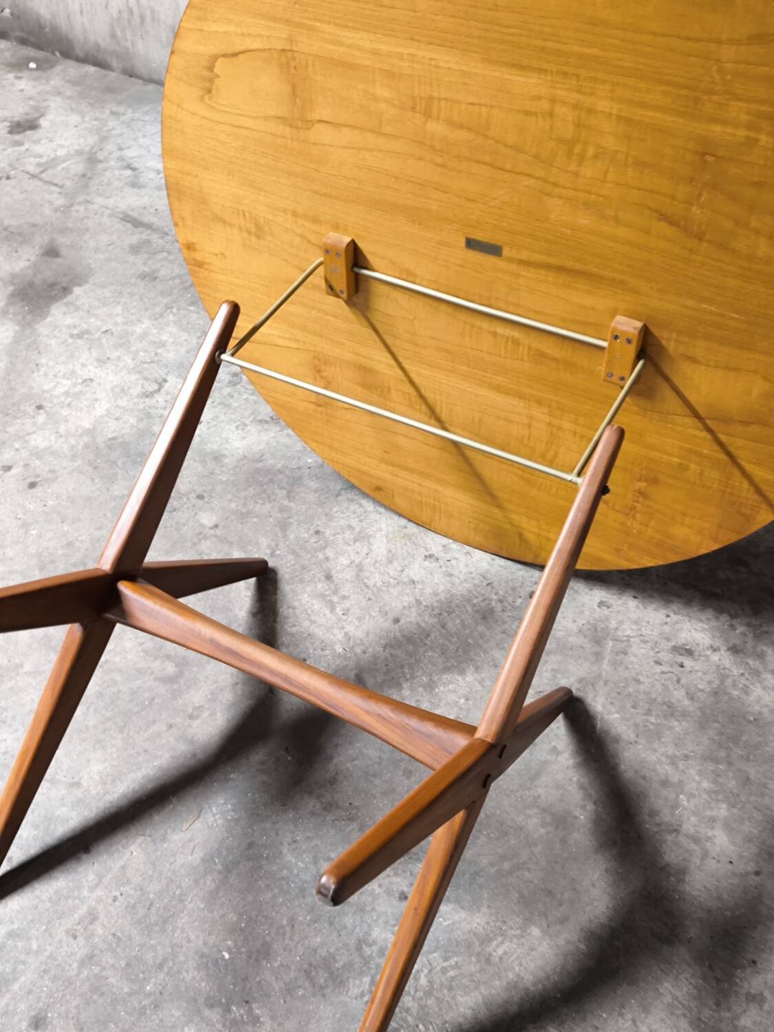 Vintage Scandinavian extendable teak table from the 1970s.