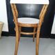 Curved wooden children's chair
