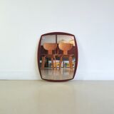 Teak wood mirror
