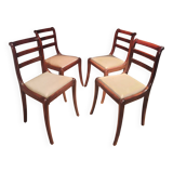 4 chairs with removable seat