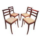 4 chairs with removable seat