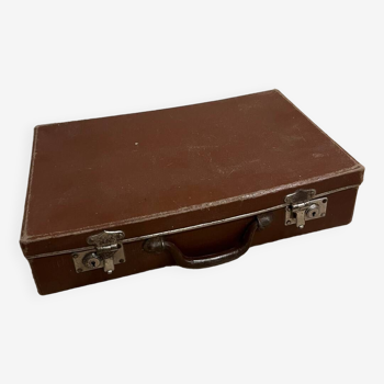 Vintage cardboard suitcase 1940/50