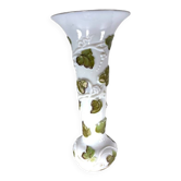 Baccarat Opaline Vase XXL Grape Decoration 1860 19th Century France