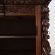 Flemish renaissance "beeldenkast" cabinet in oak wood Antwerp, ca. 1630