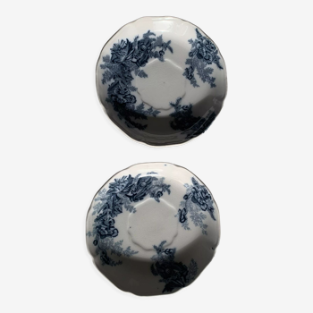 Set of two small Johnson Bros English porcelain plates